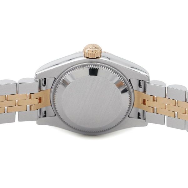 ロレックス デイトジャスト SS/K18PG エバーローズゴールド 179171NG ブラックシェル文字盤 10PD