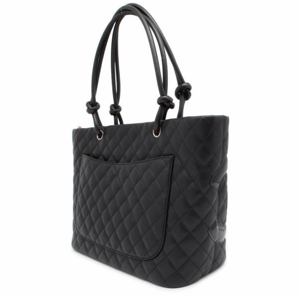 シャネル トートバッグ カンボンライン ラージ ココマーク レザー パテント A25169 CHANEL 黒