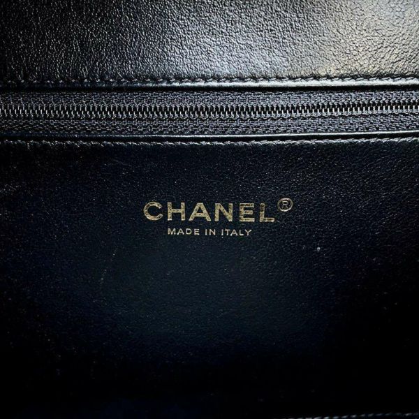 シャネル チェーンショルダーバッグ CCフィリグリー バニティ キャビアスキン A93343 CHANEL 黒