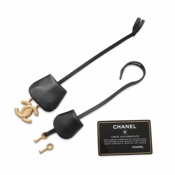 シャネル チェーンショルダーバッグ CCフィリグリー バニティ キャビアスキン A93343 CHANEL 黒