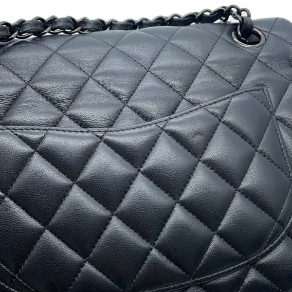 シャネル チェーンショルダーバッグ マトラッセ23 ココマーク ダブルチェーン ラムスキン A01113 CHANEL バッグ 黒