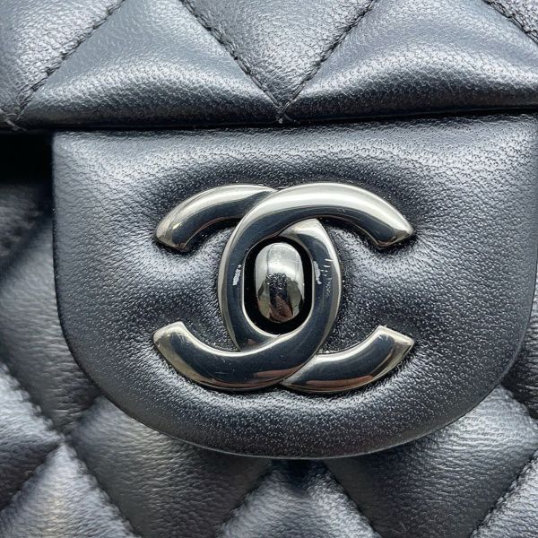 シャネル チェーンショルダーバッグ マトラッセ23 ココマーク ダブルチェーン ラムスキン A01113 CHANEL バッグ 黒