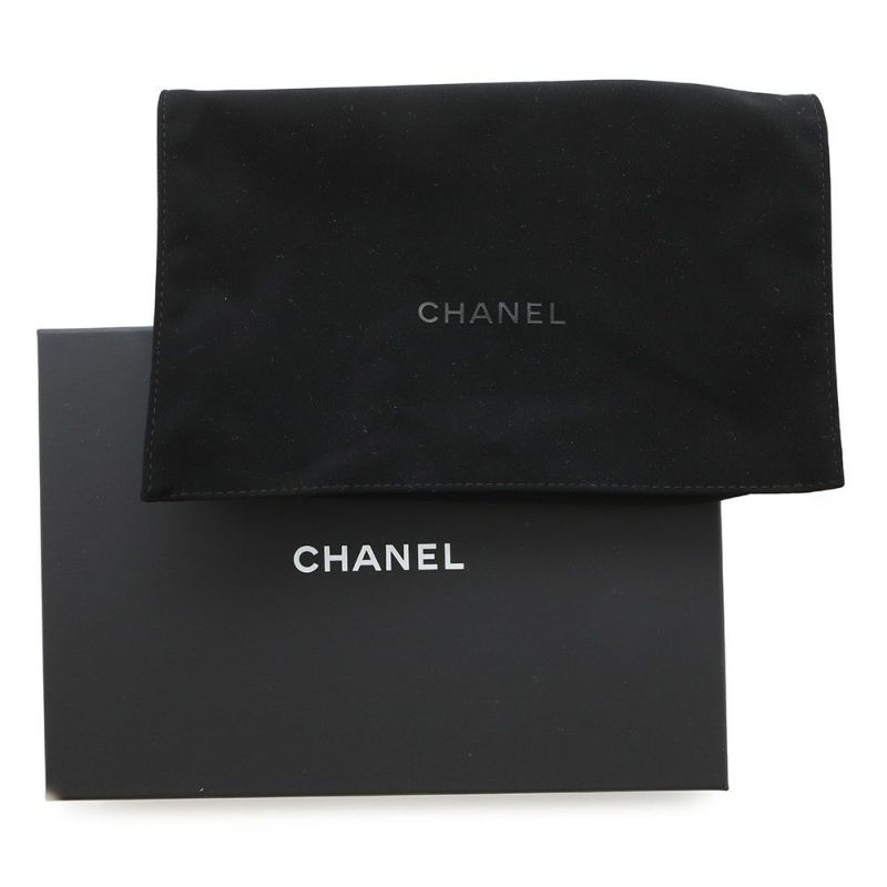 シャネル チェーンウォレット マトラッセ ココマーク キャビアスキン A33814 CHANEL 財布 黒