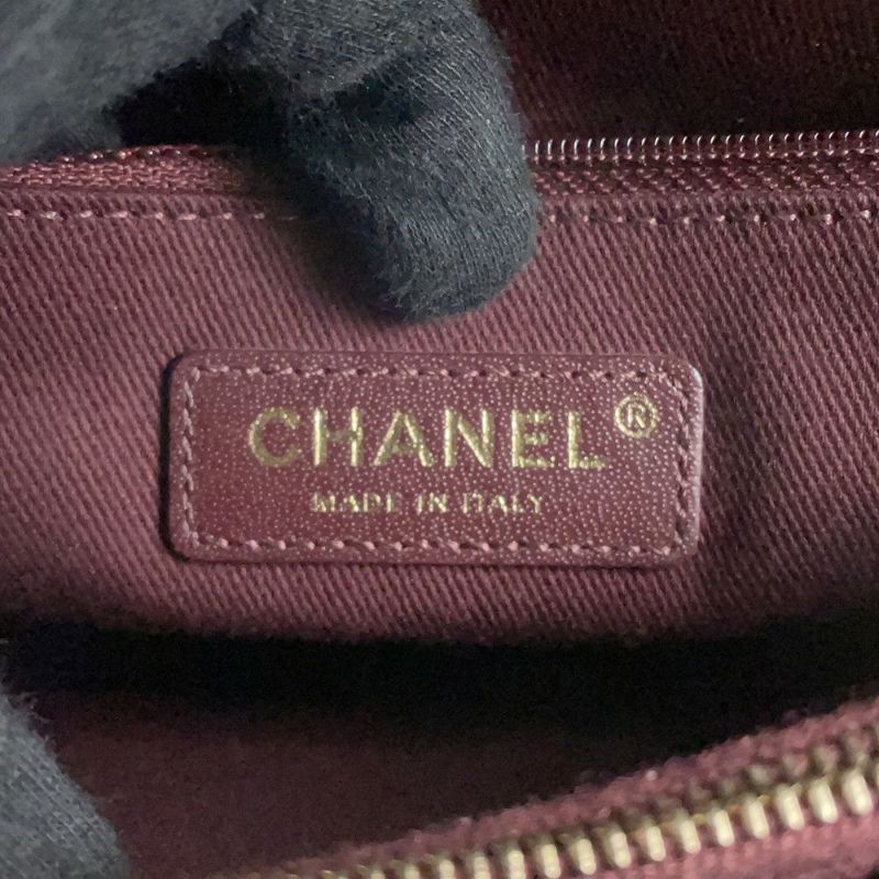 シャネル ハンドバッグ マトラッセ ココマーク ハンドル フラップ キャビアスキン A92991 黒