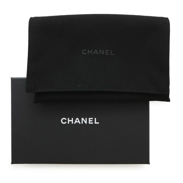 シャネル パスポートケース マトラッセ ココマーク カーフレザー AP3824 CHANEL 黒