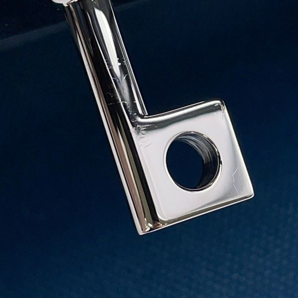 エルメス ハンドバッグ オータクロア40 ヴェールボスフォール/ブルー/シルバー金具 トワルミリタリー/エバーカラー K刻印