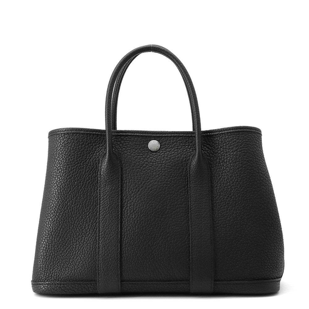 エルメス トートバッグ ガーデンパーティTPM ブラック/シルバー金具 ネゴンダ U刻印 黒