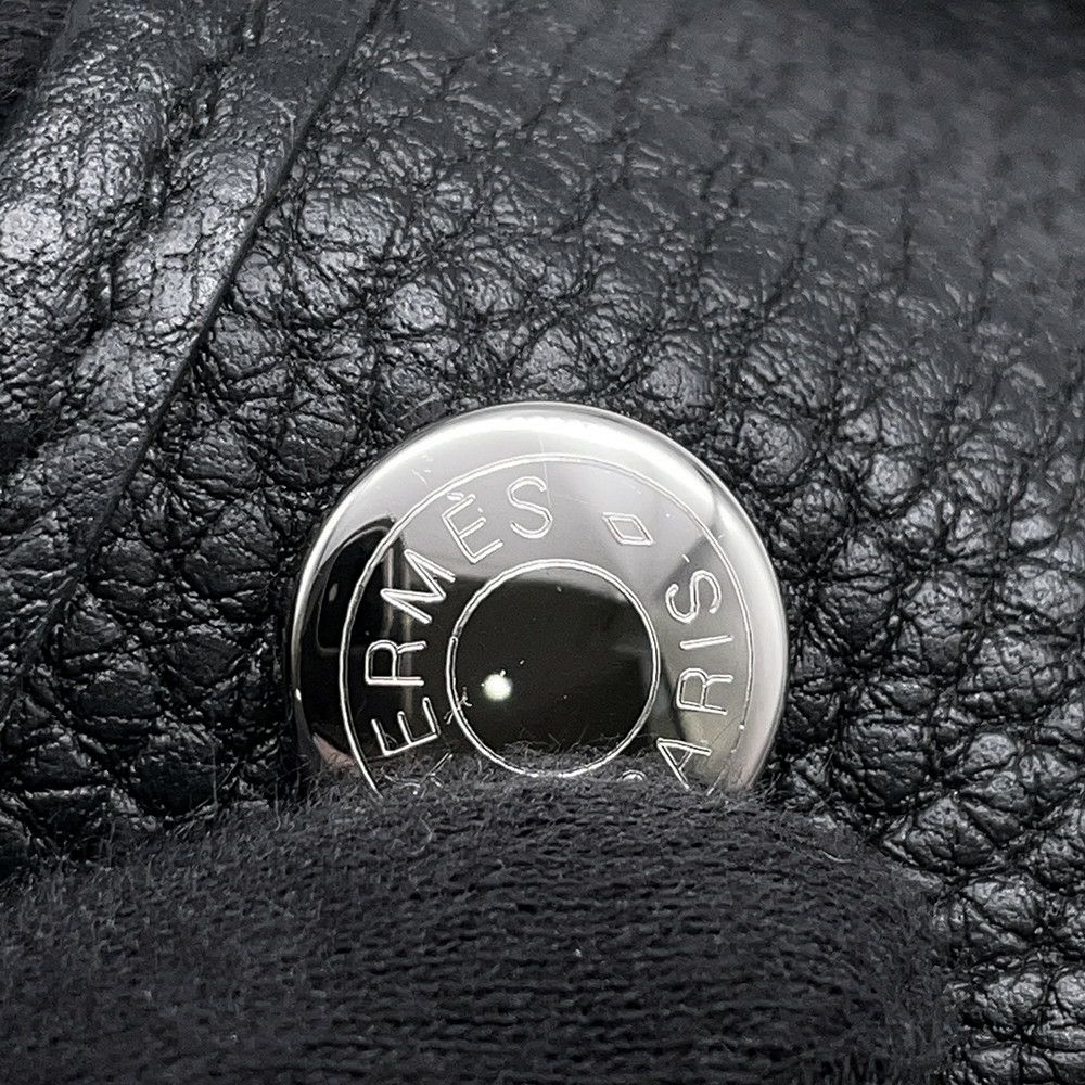 エルメス トートバッグ ガーデンパーティTPM ブラック/シルバー金具 ネゴンダ U刻印 黒
