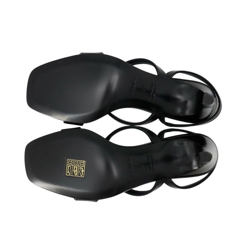 エルメス サンダル グラムール レザー レディースサイズ37 HERMES ミュール 黒