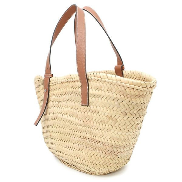 ロエベ ハンドバッグ バスケットバッグ ミディアム 327.02.S92 LOEWE トート かごバッグ ブラウン