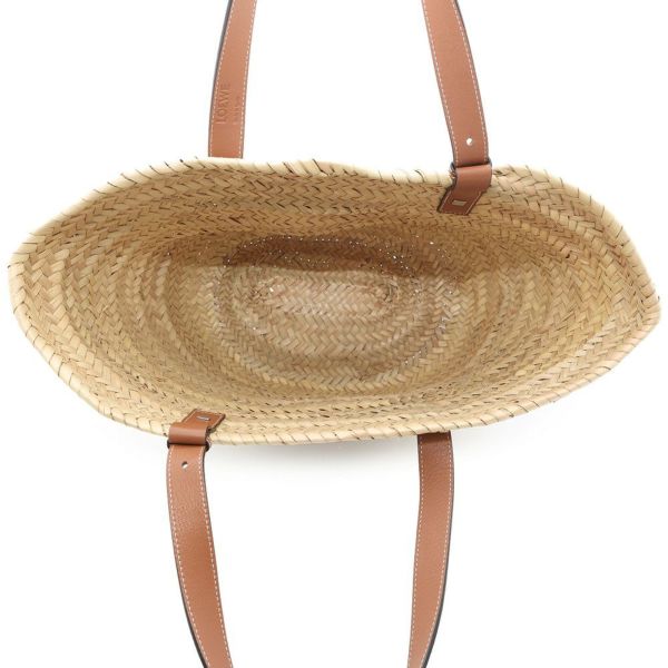 ロエベ ハンドバッグ バスケットバッグ ミディアム 327.02.S92 LOEWE トート かごバッグ ブラウン