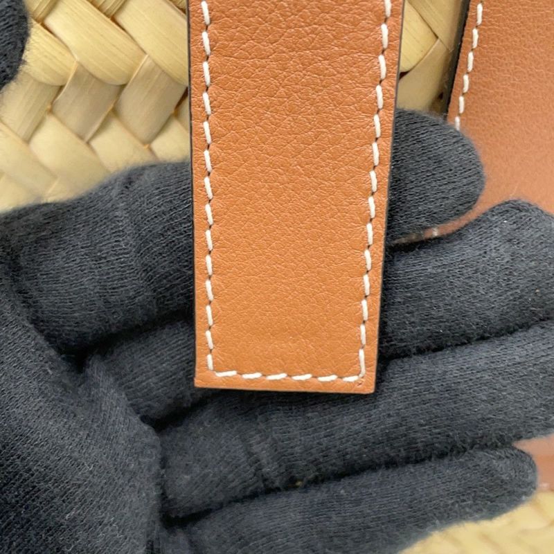 ロエベ ハンドバッグ バスケットバッグ ミディアム 327.02.S92 LOEWE トート かごバッグ ブラウン