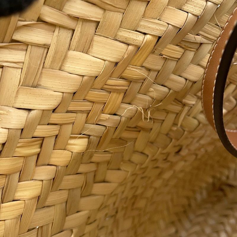 ロエベ ハンドバッグ バスケットバッグ ミディアム 327.02.S92 LOEWE トート かごバッグ ブラウン