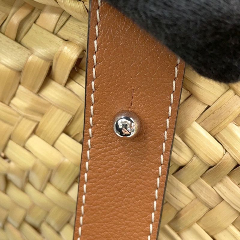 ロエベ ハンドバッグ バスケットバッグ ミディアム 327.02.S92 LOEWE トート かごバッグ ブラウン