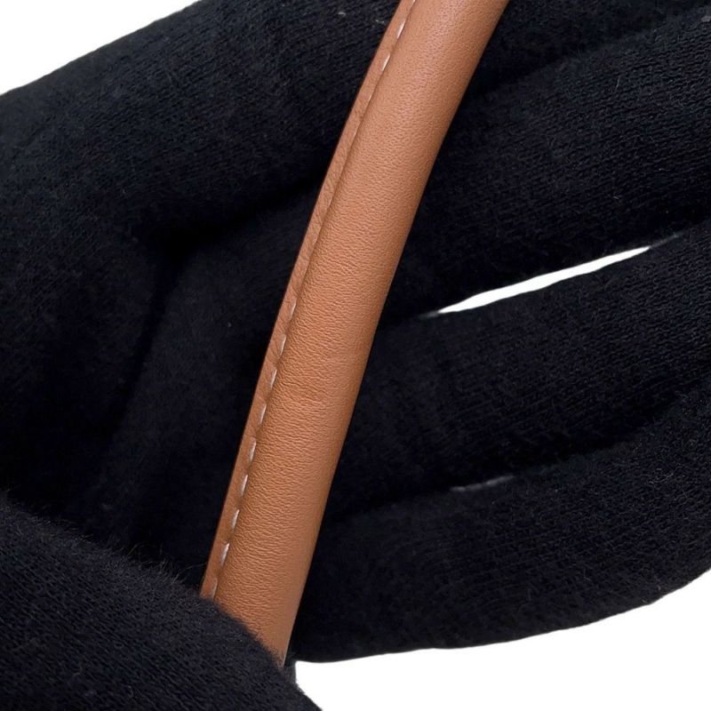 エルメス ショルダーバッグ サック アリーヌMM エクリュ/フォーヴ/シルバー金具 トワルシェブロン/バレニア B刻印