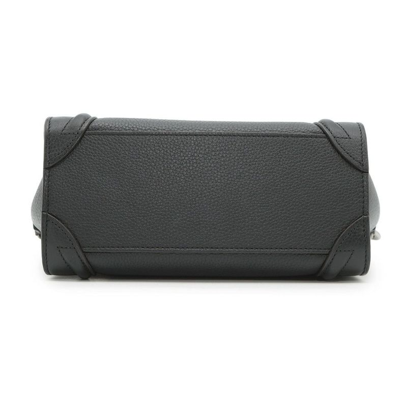 セリーヌ ハンドバッグ ラゲージ ナノショッパー 189243 CELINE 2way 黒