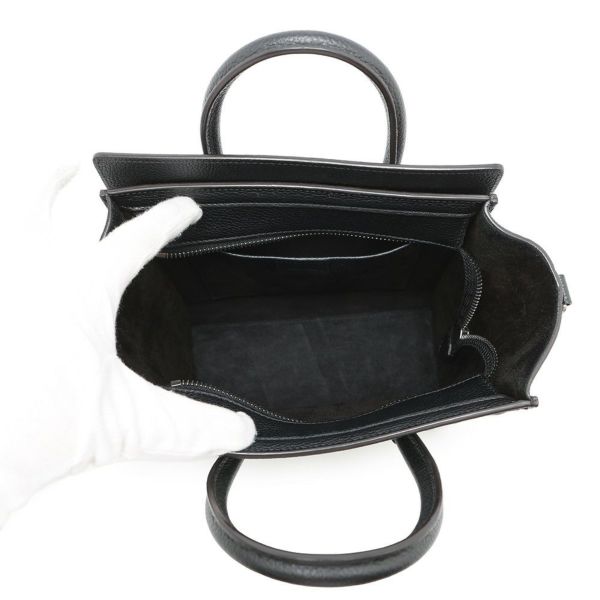 セリーヌ ハンドバッグ ラゲージ ナノショッパー 189243 CELINE 2way 黒