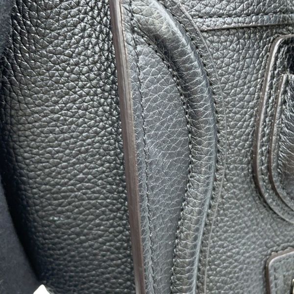 セリーヌ ハンドバッグ ラゲージ ナノショッパー 189243 CELINE 2way 黒