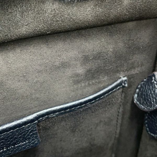 セリーヌ ハンドバッグ ラゲージ ナノショッパー 189243 CELINE 2way 黒