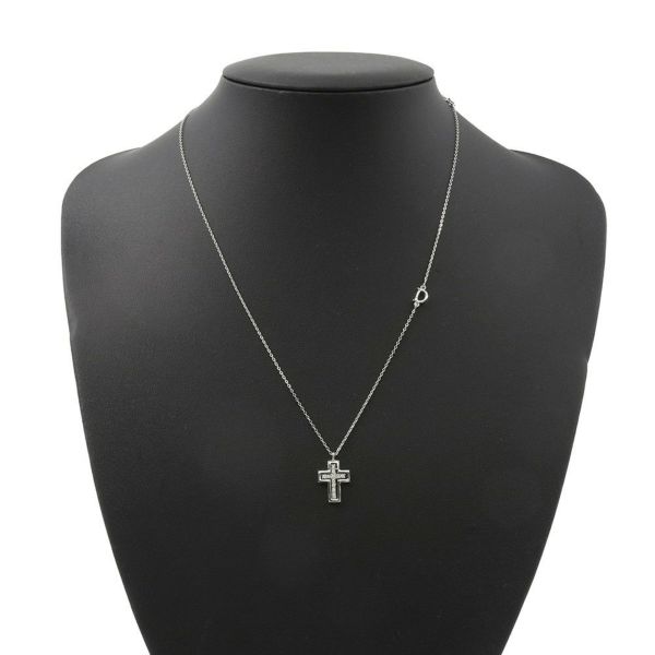 ダミアーニ ネックレス ベル エポック ミニ クロス ダイヤモンド K18WGホワイトゴールド 20059783 DAMIANI ペンダント