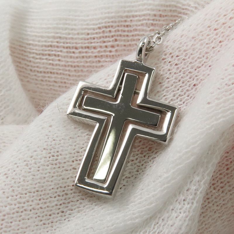 ダミアーニ ネックレス ベル エポック ミニ クロス ダイヤモンド K18WGホワイトゴールド 20059783 DAMIANI ペンダント