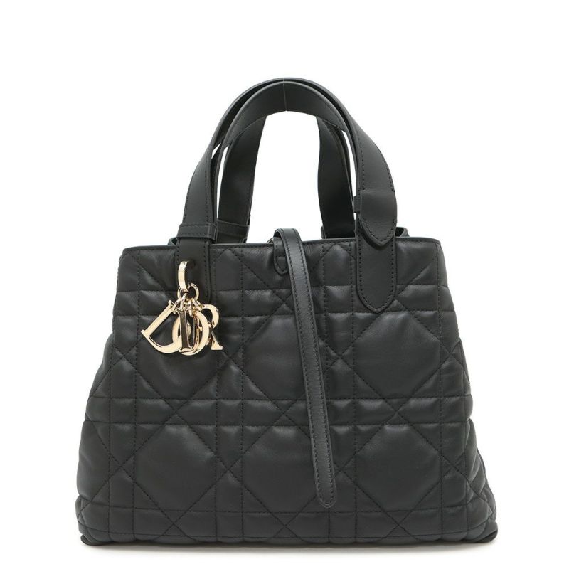 クリスチャン・ディオール ハンドバッグ トゥジュール ミディアム M2821OSHJ Christian Dior 2way 黒