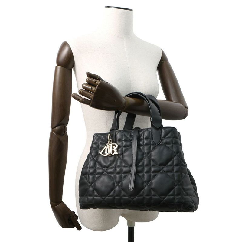 クリスチャン・ディオール ハンドバッグ トゥジュール ミディアム M2821OSHJ Christian Dior 2way 黒