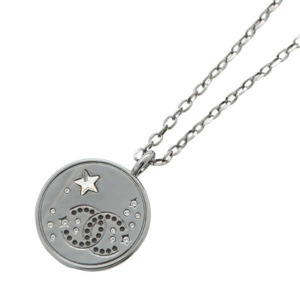 シャネル ネックレス ココマーク スター メダル ストラス B24 K