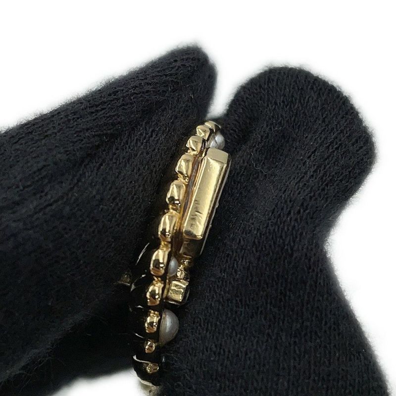 シャネル イヤリング ココマーク 貝殻モチーフ フェイクパール ラインストーン C25 C ABF071 CHANEL アクセサリー