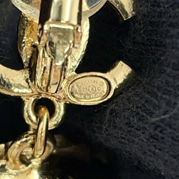 シャネル イヤリング ココマーク 貝殻モチーフ フェイクパール ラインストーン C25 C ABF071 CHANEL アクセサリー