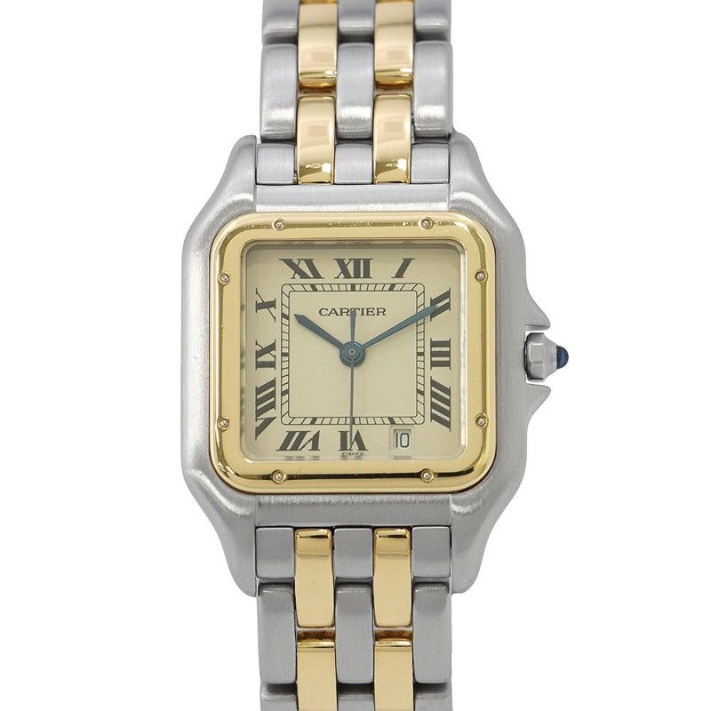 カルティエ パンテールMM パンテール ドゥ カルティエ W25028B6 Cartier 腕時計 レディース アイボリー文字盤