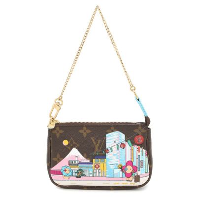 美品ルイヴィトン　モノグラム アクセサリーポーチ 美品】ルイヴィトン モノグラム ポシェットアクセソワール