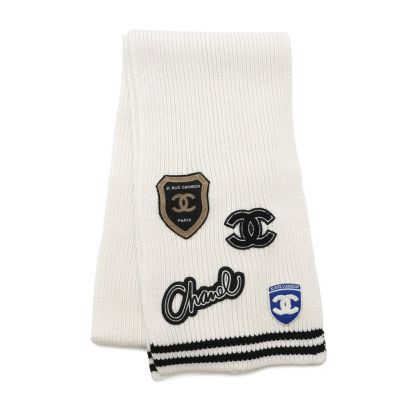 高級 人気 シャネル カシミヤ100% ニット ココマーク ワッペン