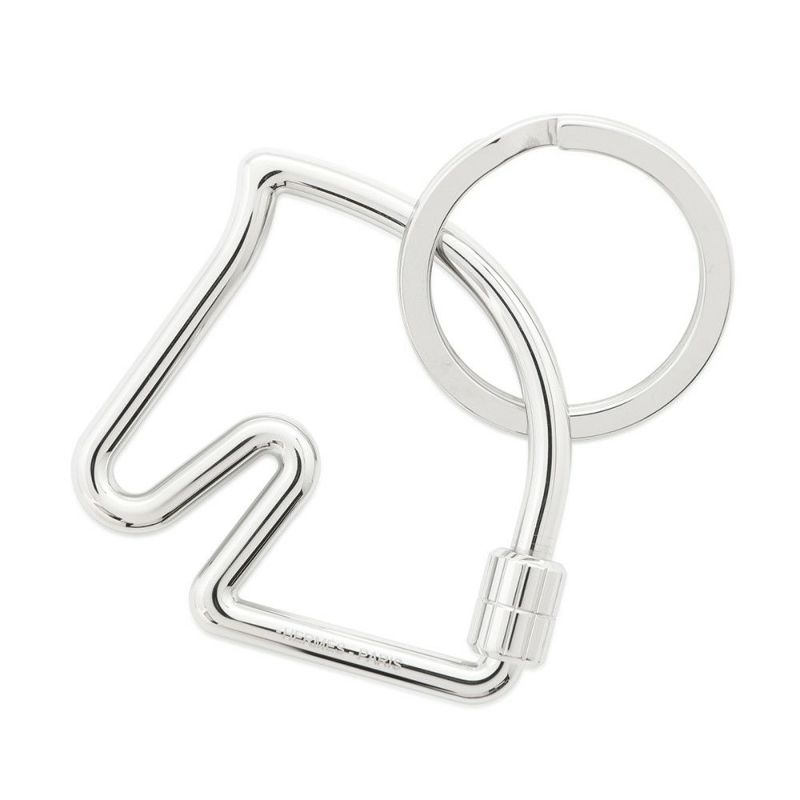 エルメス キーホルダー シュバル Cheval シルバー金具 HERMES キーリング