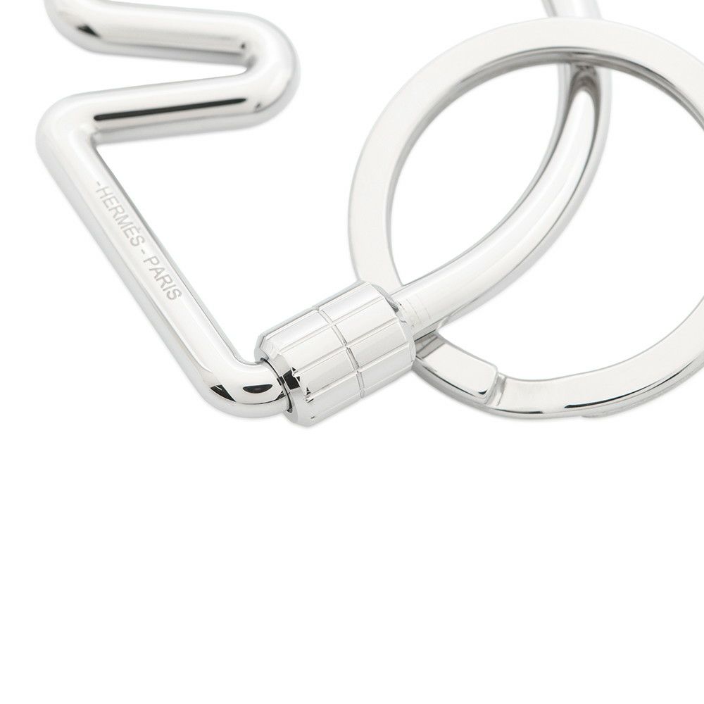 エルメス キーホルダー シュバル Cheval シルバー金具 HERMES キーリング