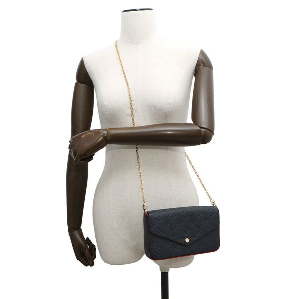 ルイヴィトン チェーンウォレット モノグラム・アンプラント ポシェット・フェリシー M64099 LOUIS VUITTON 財布