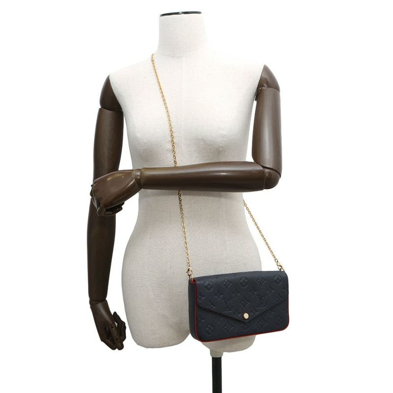 ルイヴィトン チェーンウォレット モノグラム・アンプラント ポシェット・フェリシー M64099 LOUIS VUITTON 財布