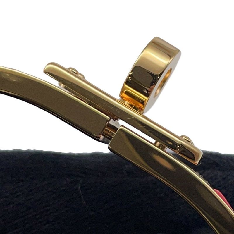 エルメス ブレスレット ミニクリック ケリー PM レッド/ゴールド金具 エナメル HERMES アクセサリー