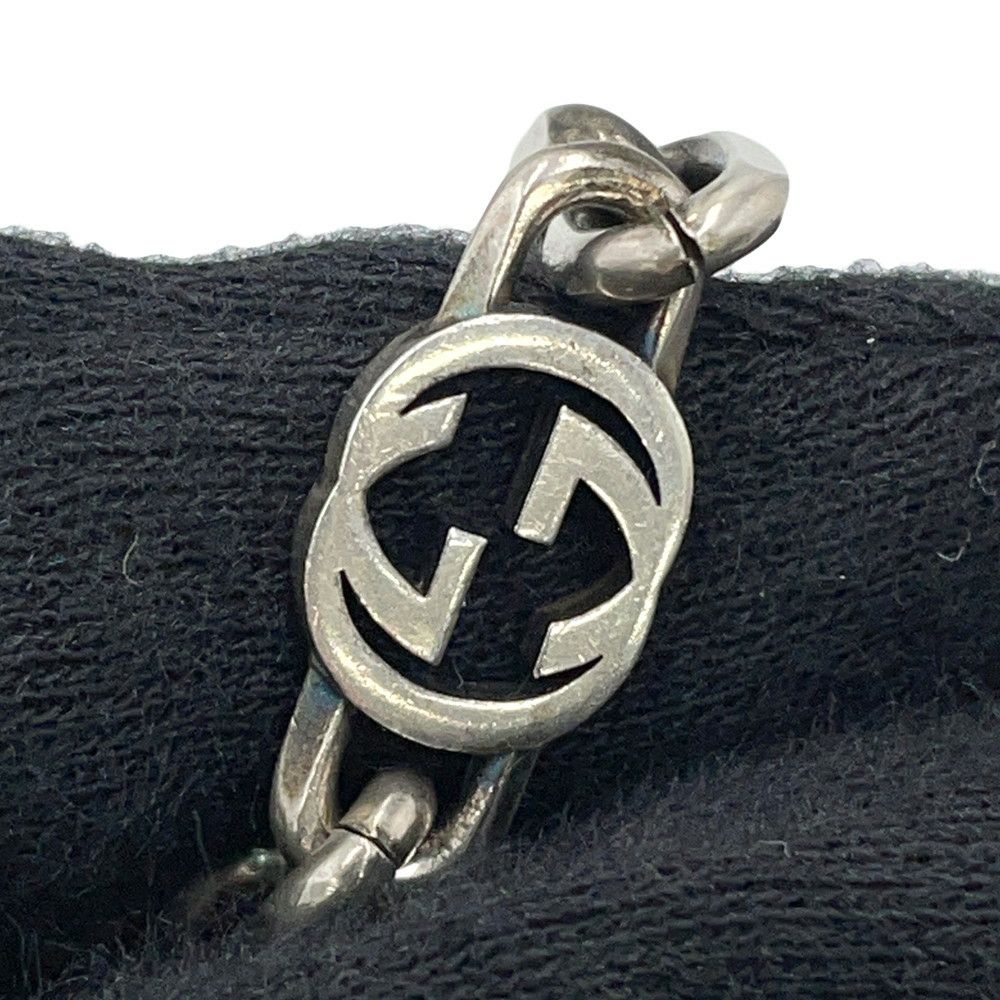 グッチ ブレスレット インターロッキング チェーン Ag925 サイズ18 620798 GUCCI アクセサリー