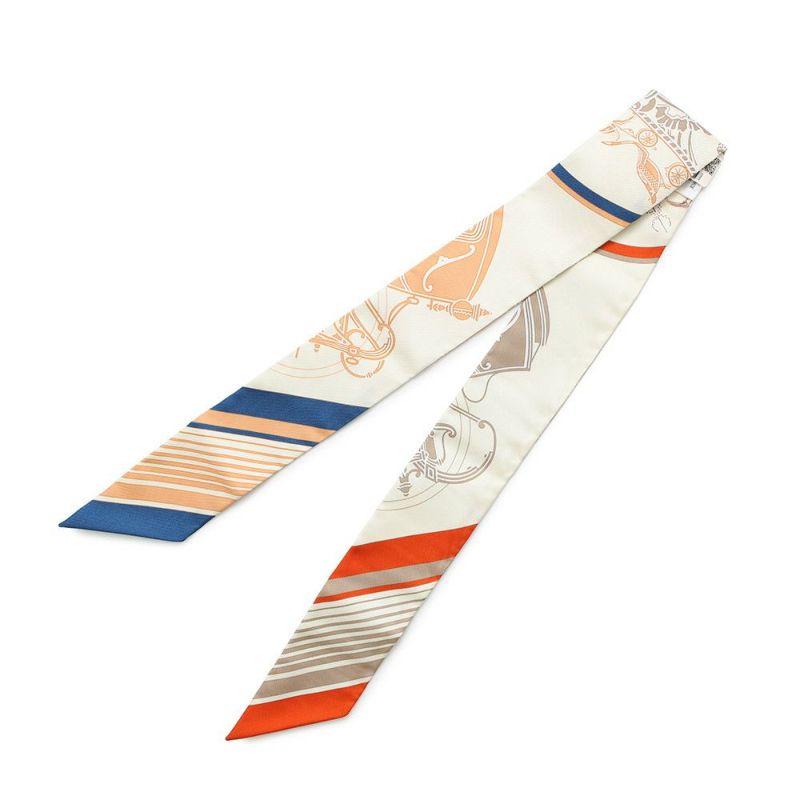 エルメス スカーフ ツイリー エクスリブリス Ex-Libris HERMES シルクツイル 2021年秋冬