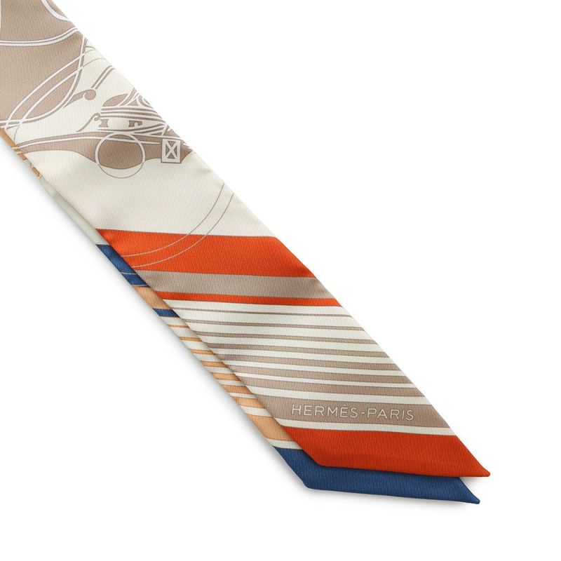 エルメス スカーフ ツイリー エクスリブリス Ex-Libris HERMES シルクツイル 2021年秋冬