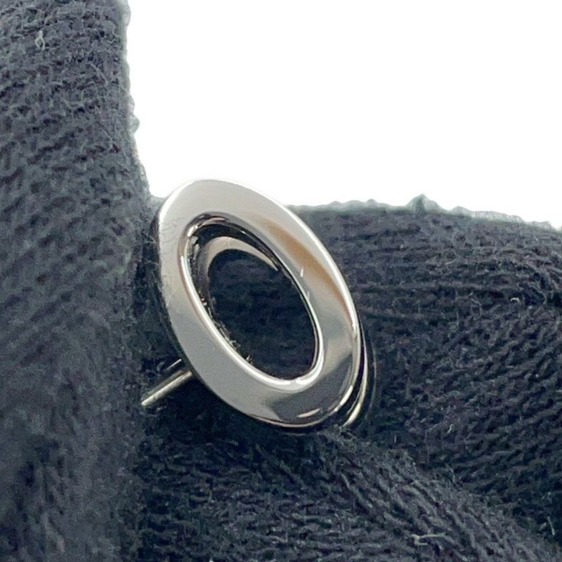 エルメス ピアス ミニ・ポップアッシュ ブラック/シルバー金具 Hモチーフ HERMES Pop H ポップH 黒