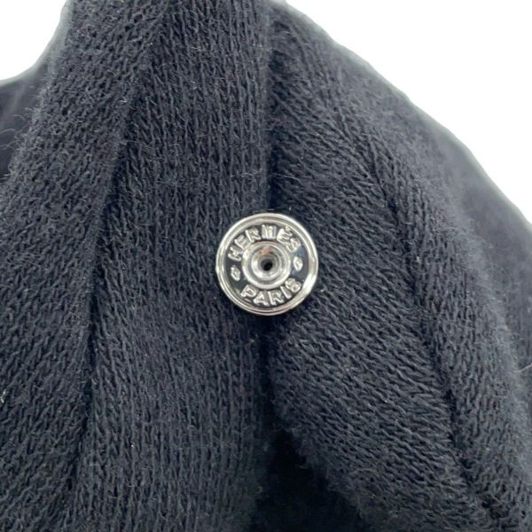 エルメス ピアス ミニ・ポップアッシュ ブラック/シルバー金具 Hモチーフ HERMES Pop H ポップH 黒