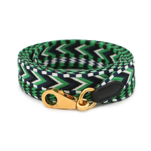 エルメス ショルダーストラップ バンドリエール サングル アレグロ ブラック/バンブー/ホワイト/ブルーインディゴ/シルバー金具 Y刻印