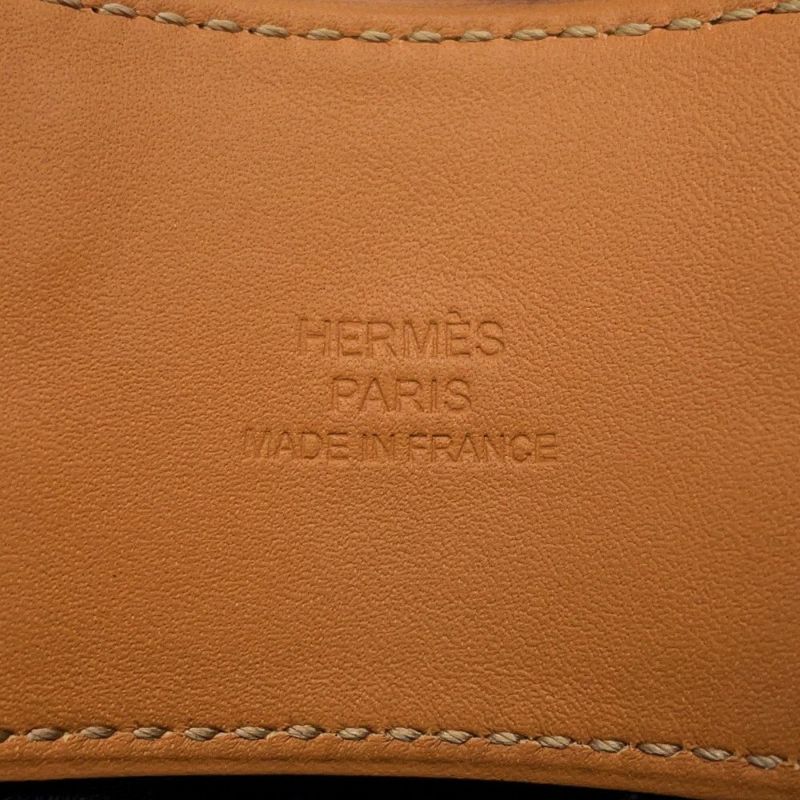 エルメス ブレスレット コリエドシアン ブラック/シルバー金具 ボックスカーフ A刻印 サイズS HERMES 黒