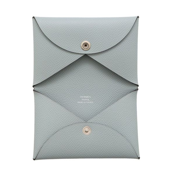 エルメス カードケース カルヴィ グリパンタン エプソン K刻印 HERMES 名刺入れ