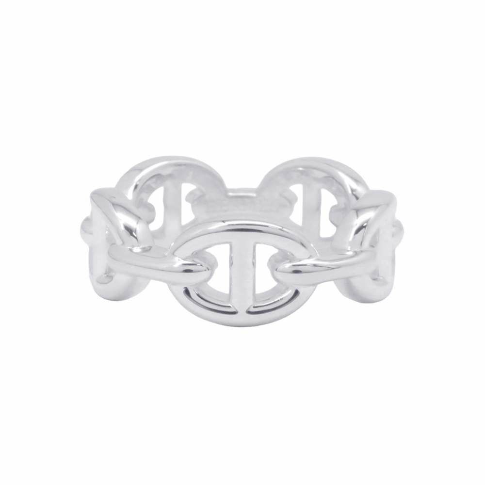 エルメス リング シェーヌダンクル アンシェネPM SV925シルバー リングサイズ50 HERMES 指輪 ジュエリー