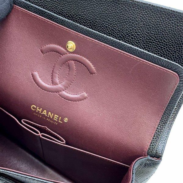 シャネル チェーンショルダーバッグ マトラッセ23 ココマーク ダブルチェーン A01113 CHANEL バッグ 黒