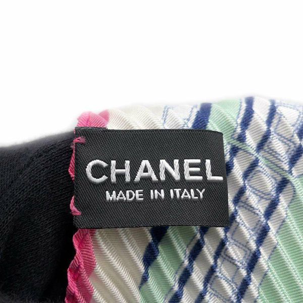 シャネル スカーフ プリーツ シルク CHANEL 雑貨 ノベルティ