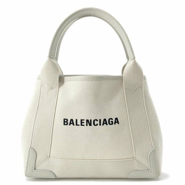 バレンシアガ ハンドバッグ ネイビーカバ XS 390346 ポーチ付 BALENCIAGA 2wayショルダーバッグ